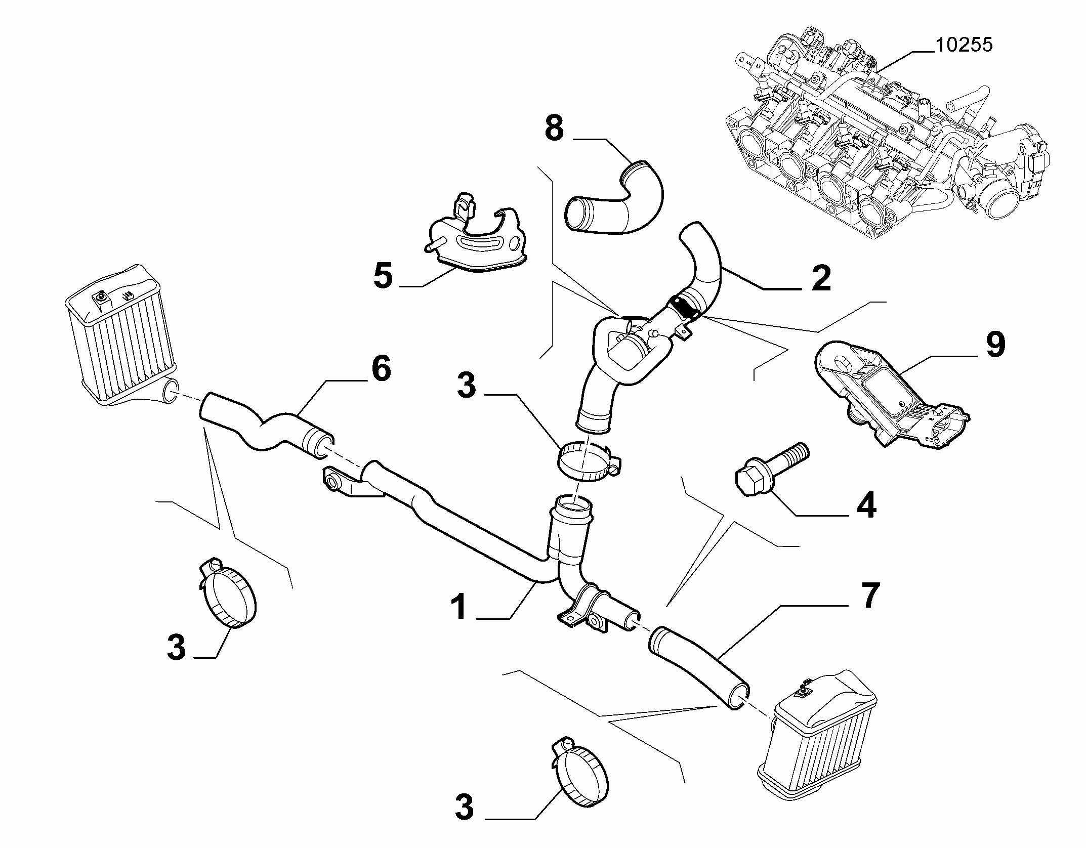 Chevrolet 55219294 - Devējs, Spiediens ieplūdes traktā ps1.lv