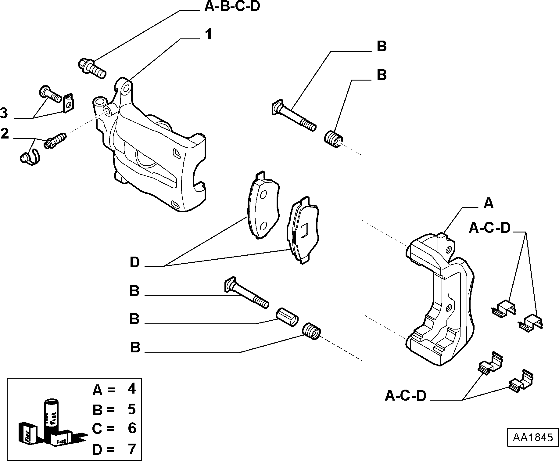 Lancia 77364436 - Atgaisošanas skrūve / ventilis, Riteņa bremžu cilindrs ps1.lv