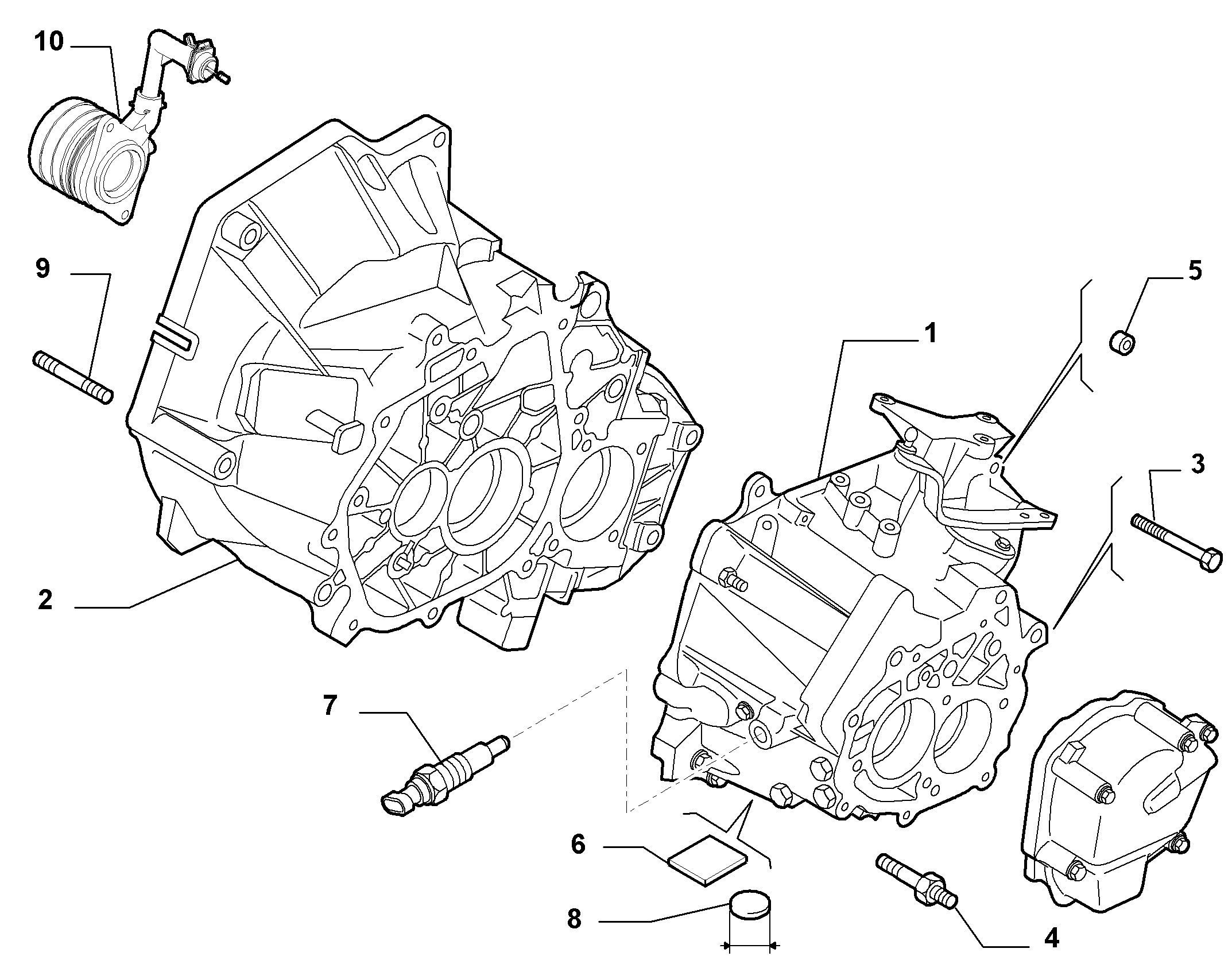 Alfa Romeo 55243919 - Centrālais izslēdzējmehānisms, Sajūgs ps1.lv