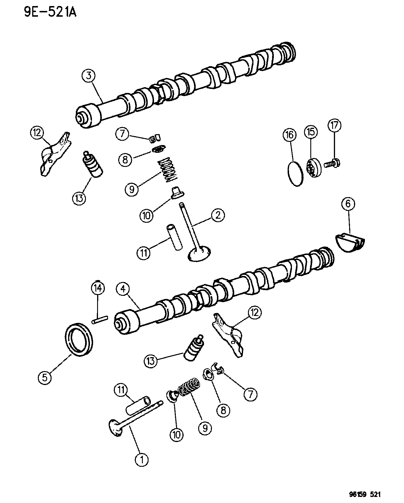 Opel 477 7086 - Vārpstas blīvgredzens, Kloķvārpsta ps1.lv