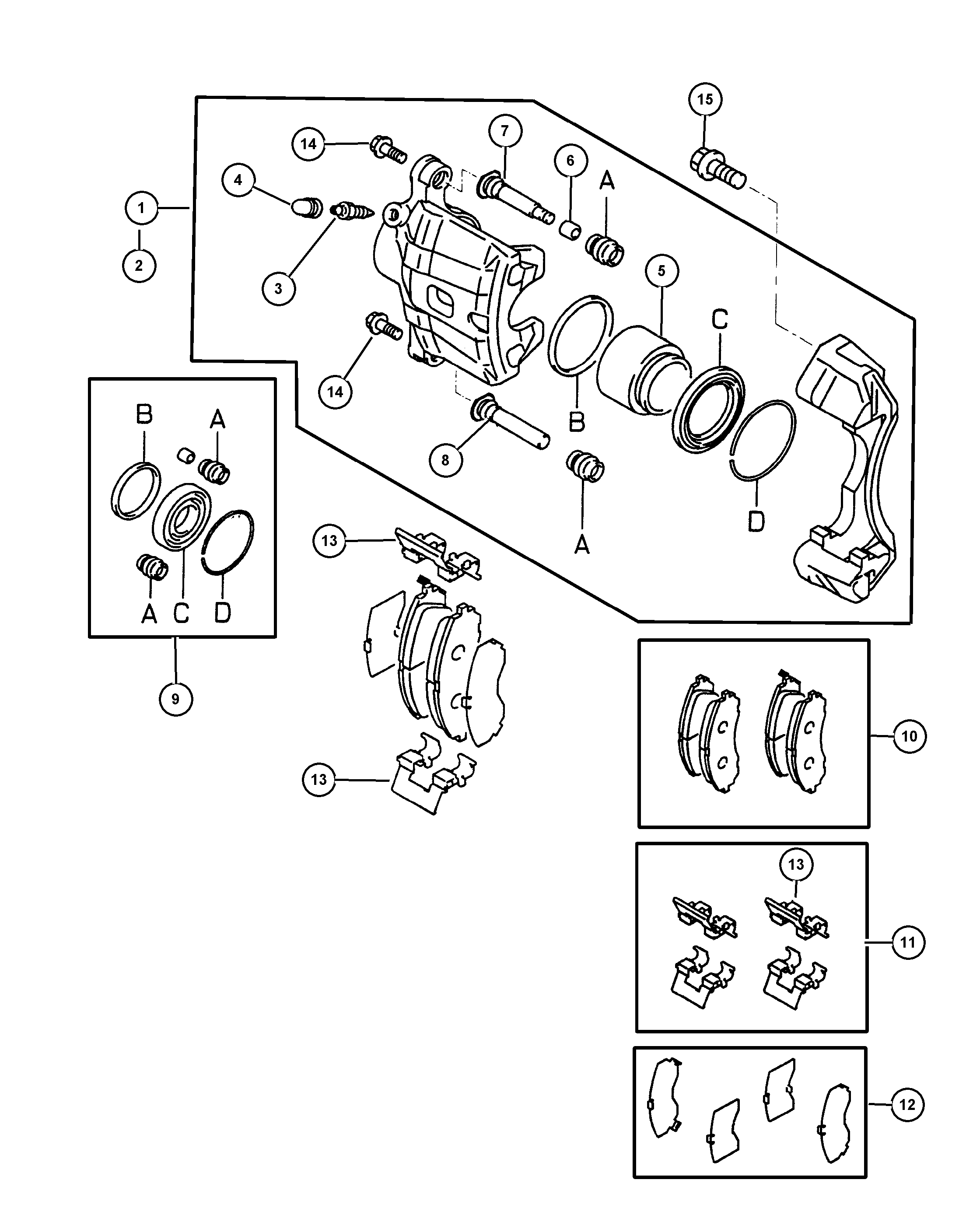 RELIANCE MR52 7674 - PAD KIT FRONT DISC BRAKE ps1.lv