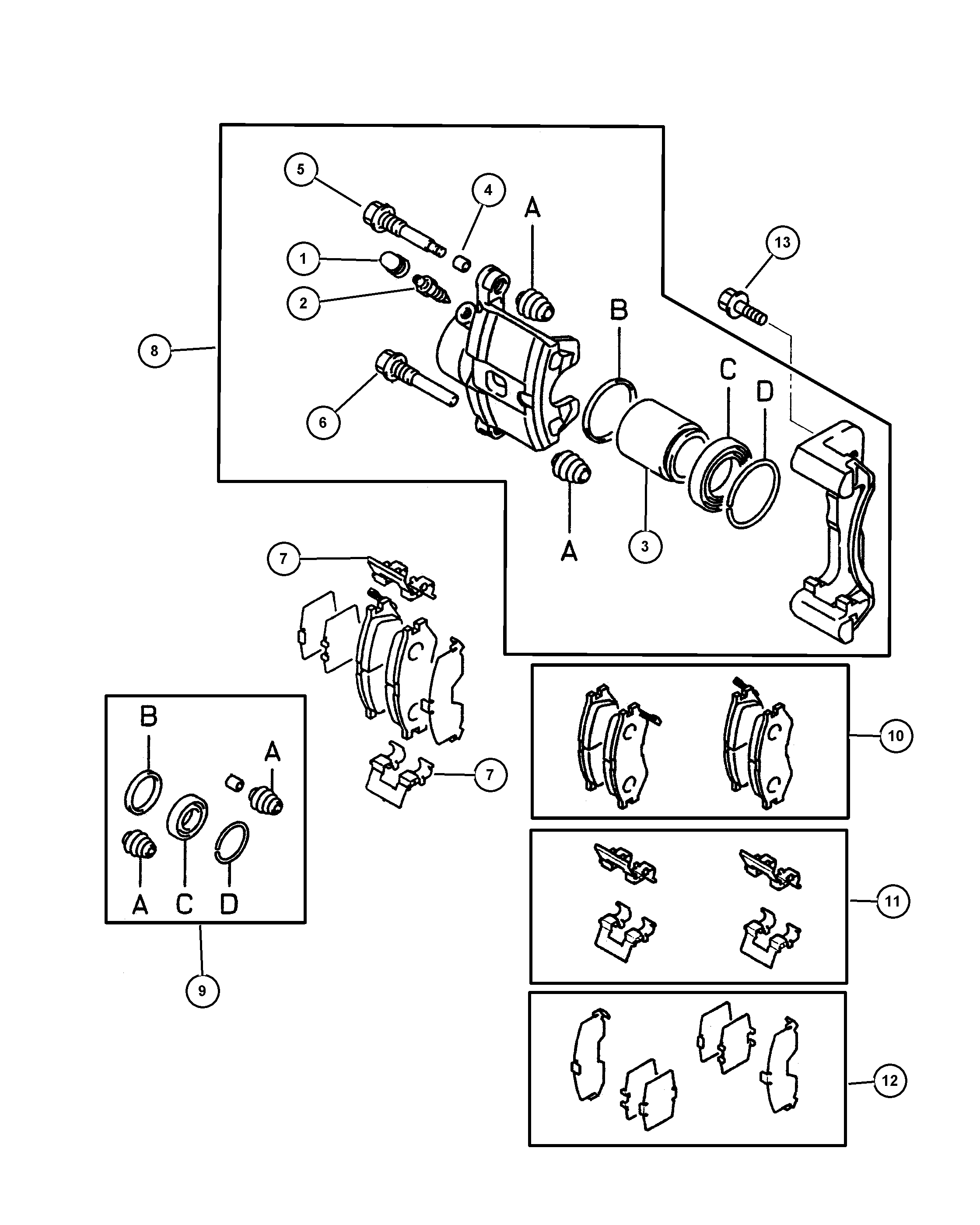 Mitsubishi MR12 9583 - Bremžu suports ps1.lv