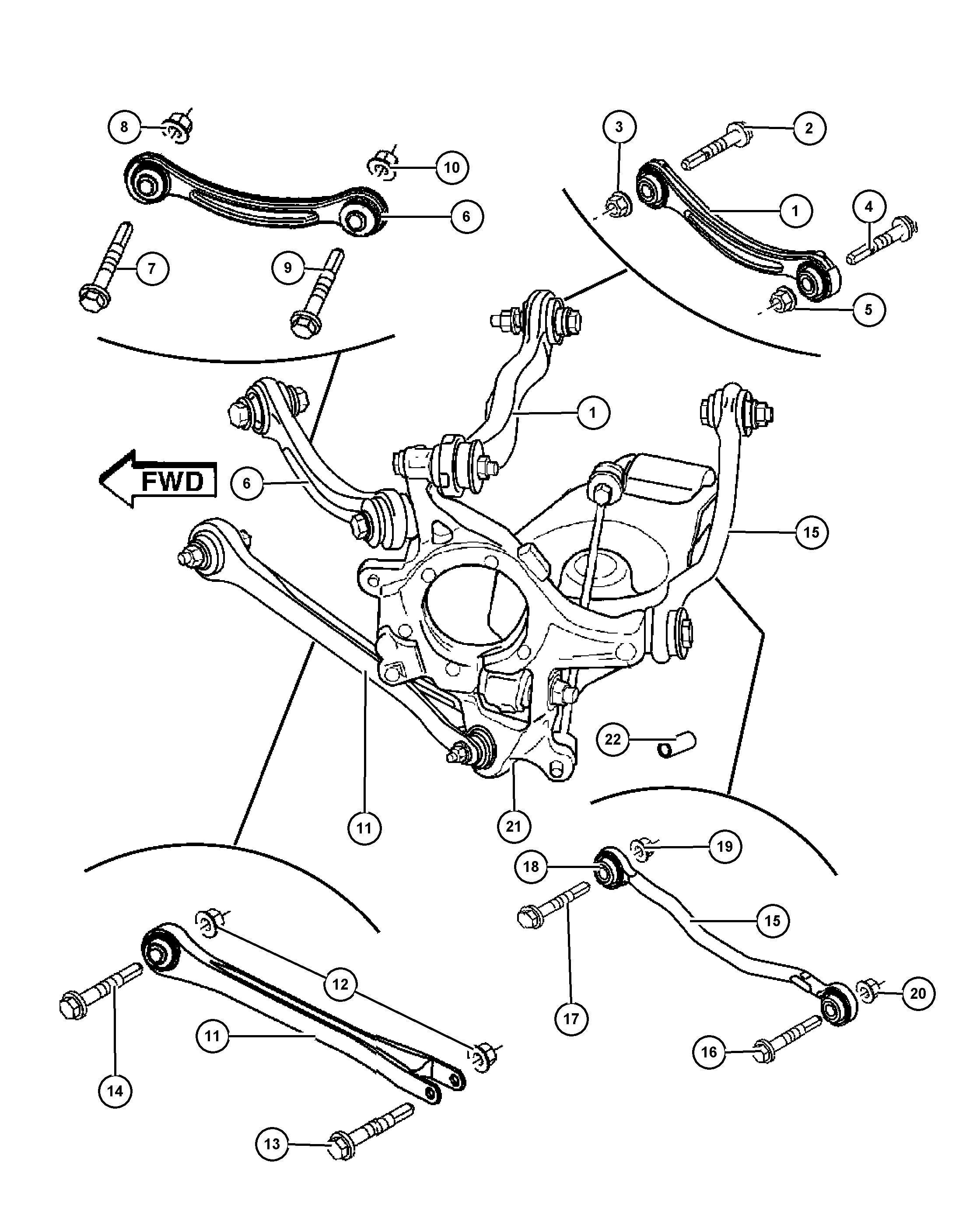 Chrysler 4782 936AA - Piekare, Šķērssvira ps1.lv