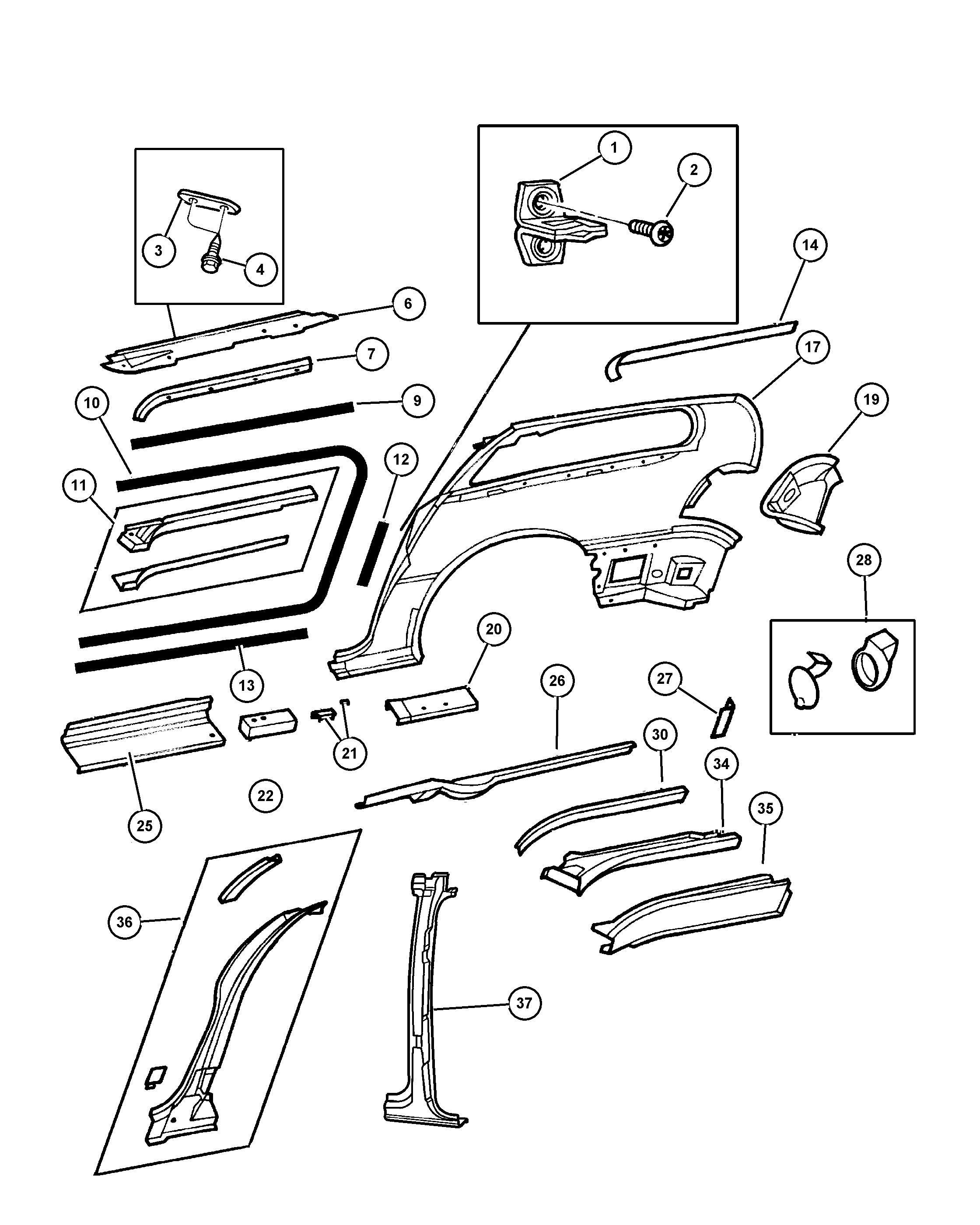 Lancia 467 5490 - COVER SLIDING DOOR TRACK ps1.lv