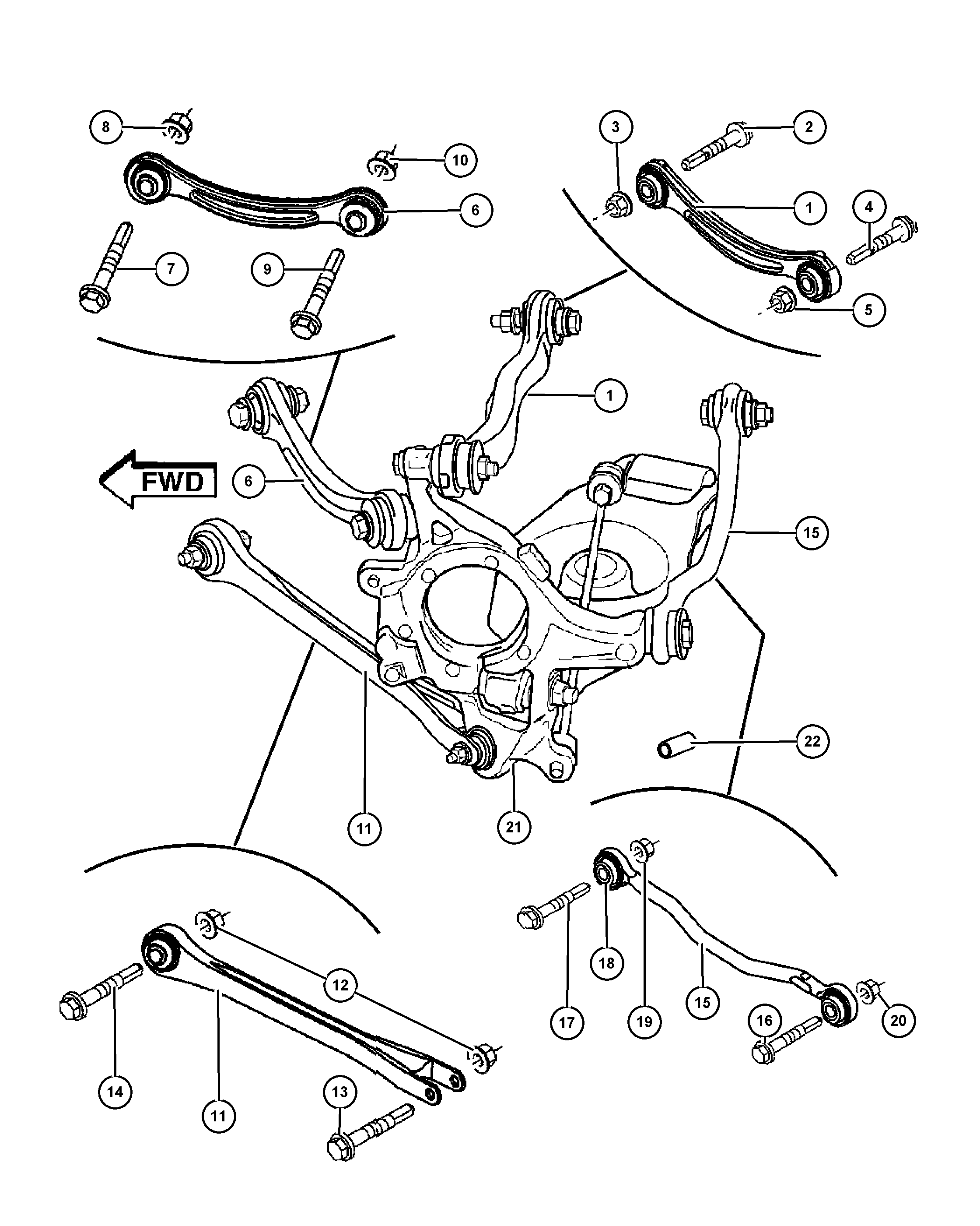 Chrysler 4782 937AA - Piekare, Šķērssvira ps1.lv