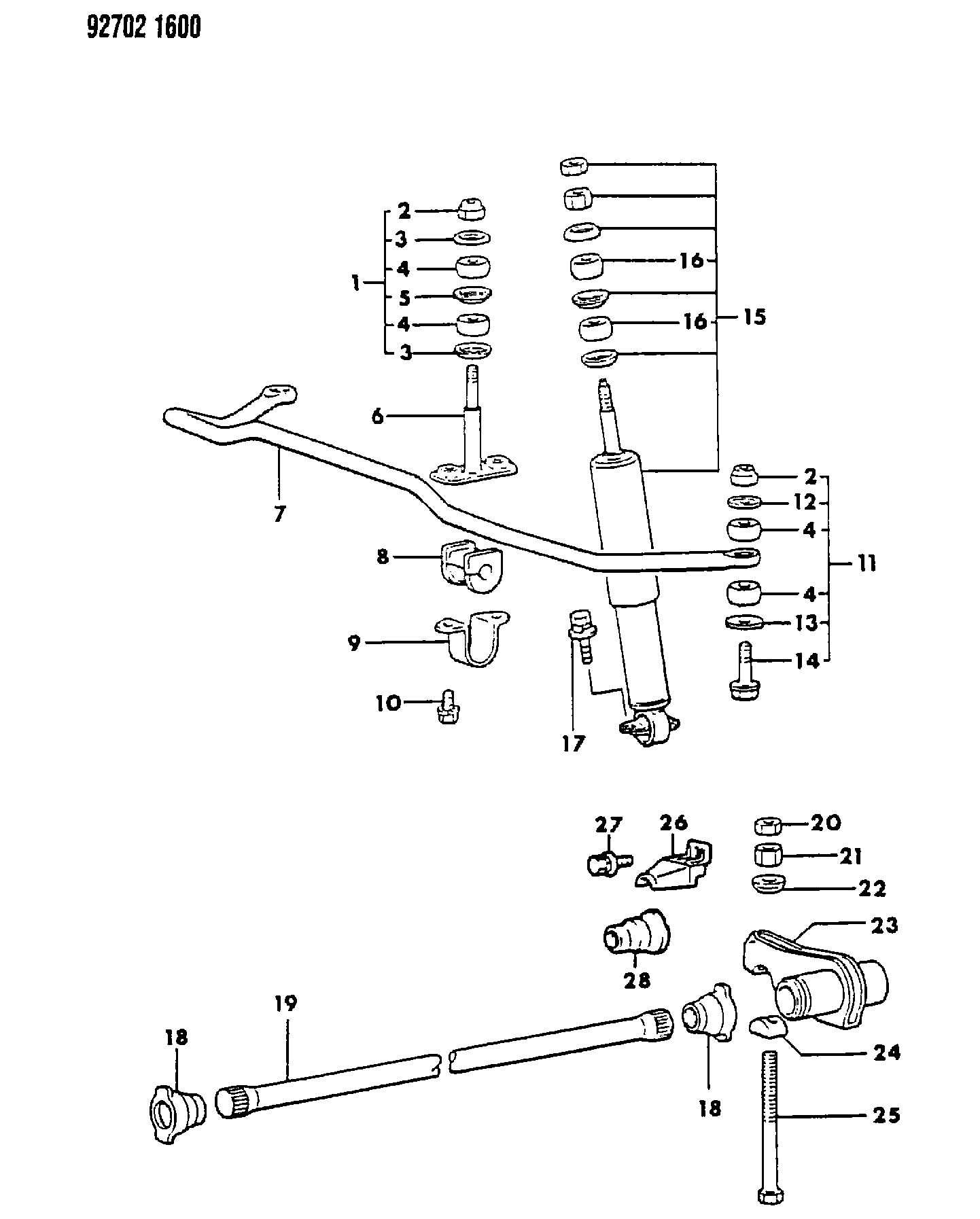 Mitsubishi MB17 6291 - Amortizators ps1.lv