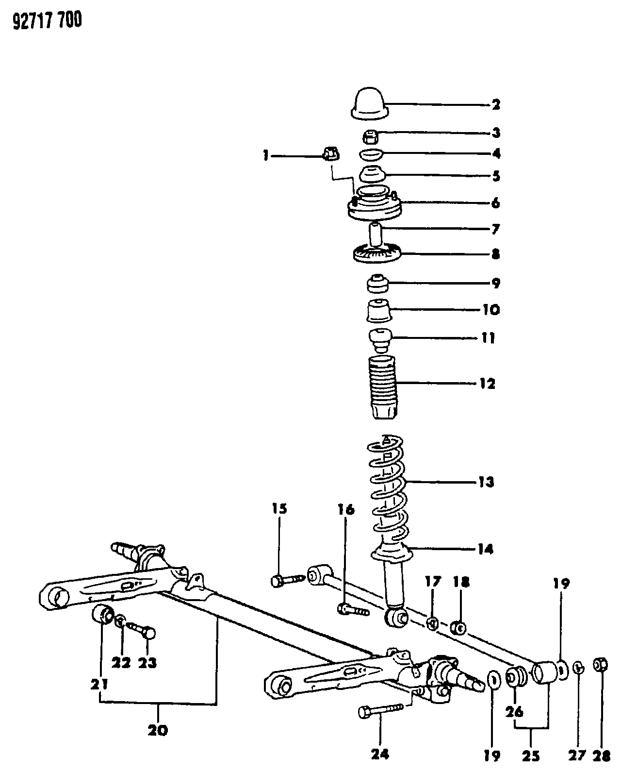 Mitsubishi MB24 2336 - Amortizators ps1.lv