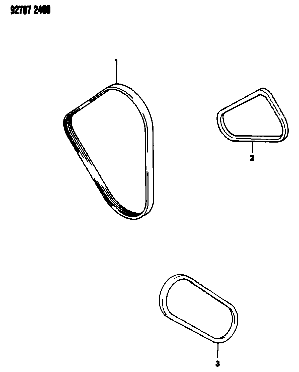 Mitsubishi MD10 6658 - Ķīļrievu siksna ps1.lv