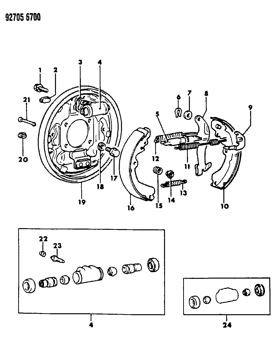 Chrysler MB85 8685 - Bremžu loku komplekts ps1.lv