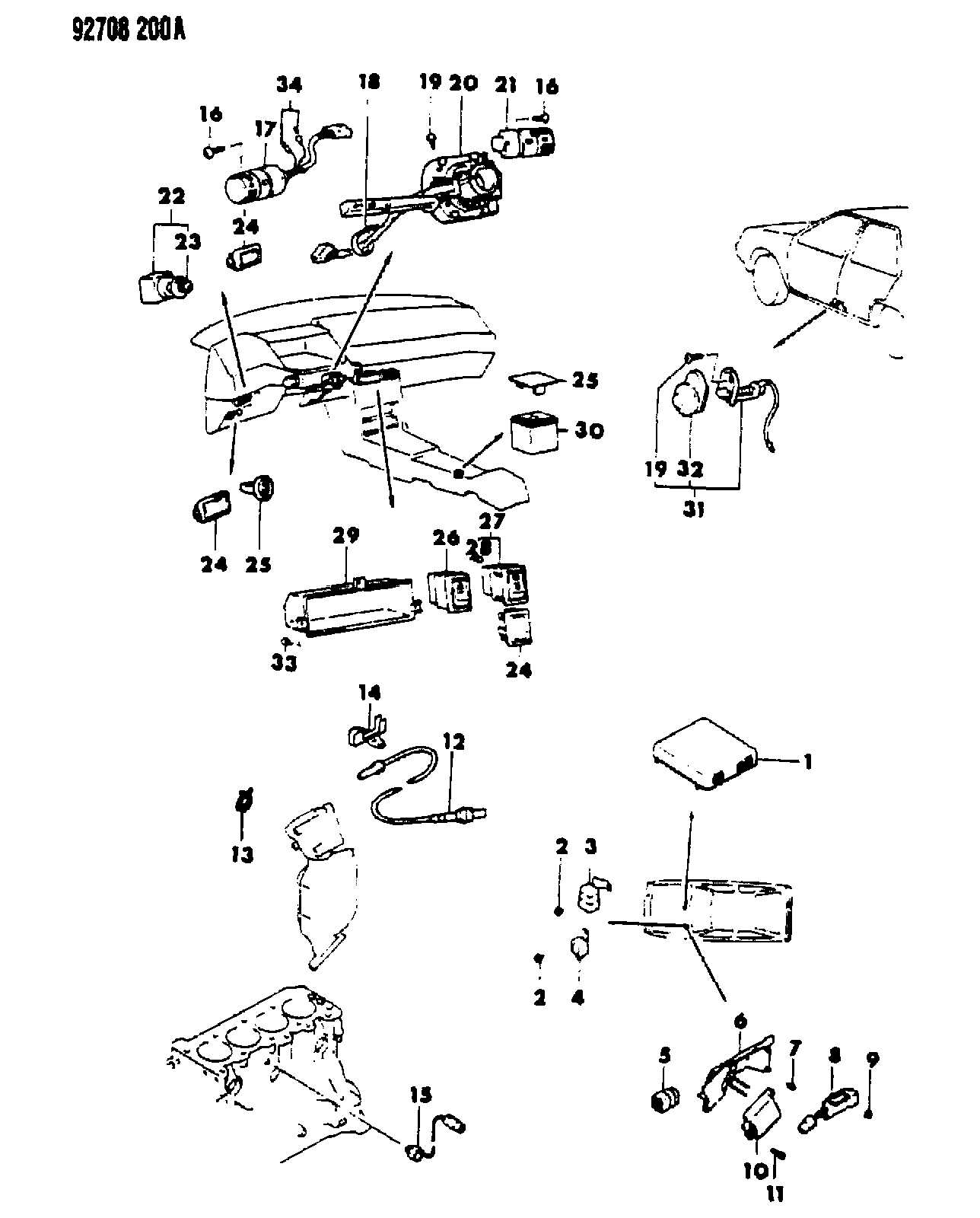 Mitsubishi MD14 8738 - Lambda zonde ps1.lv