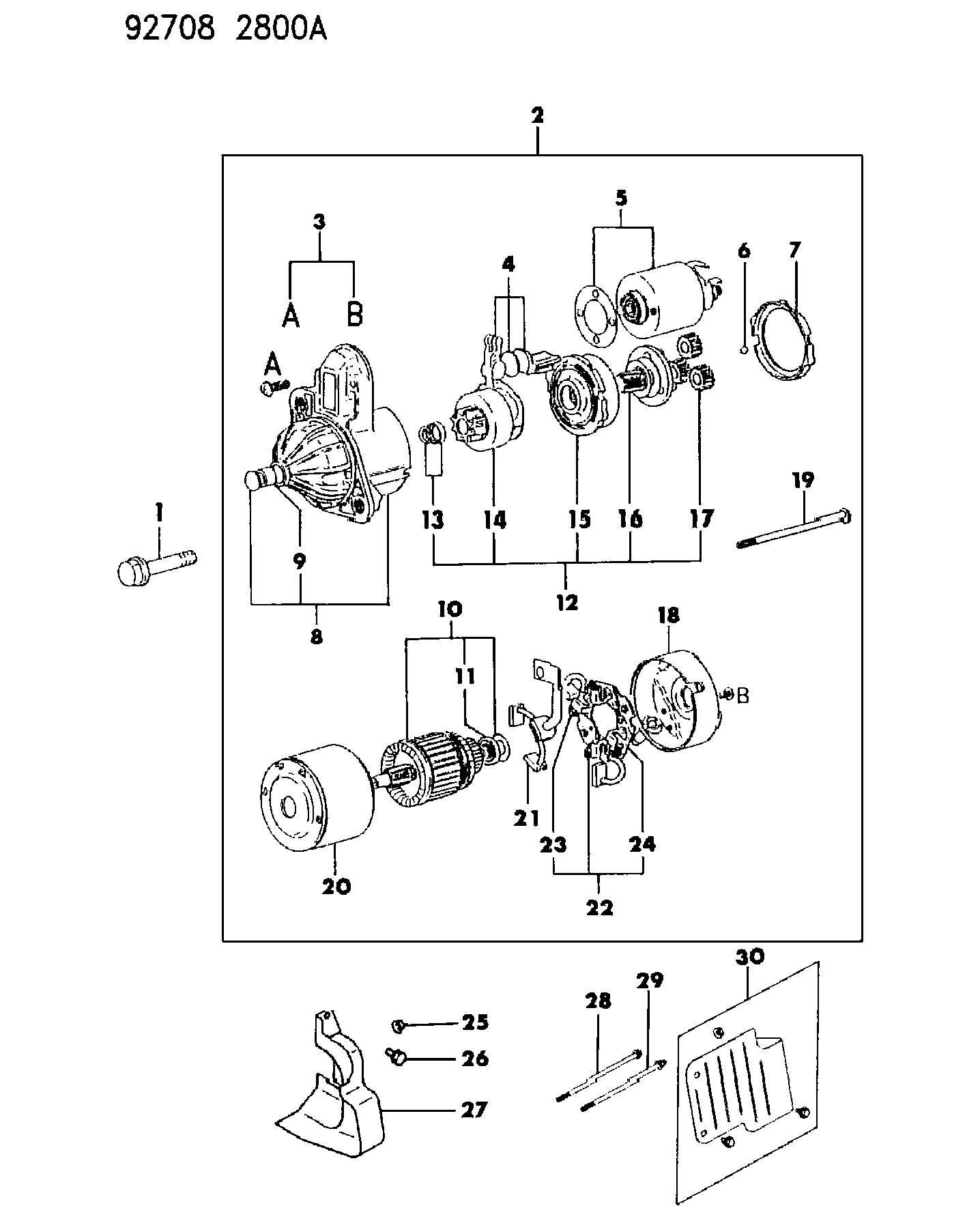 Hyundai MD17 2863 - Starteris ps1.lv