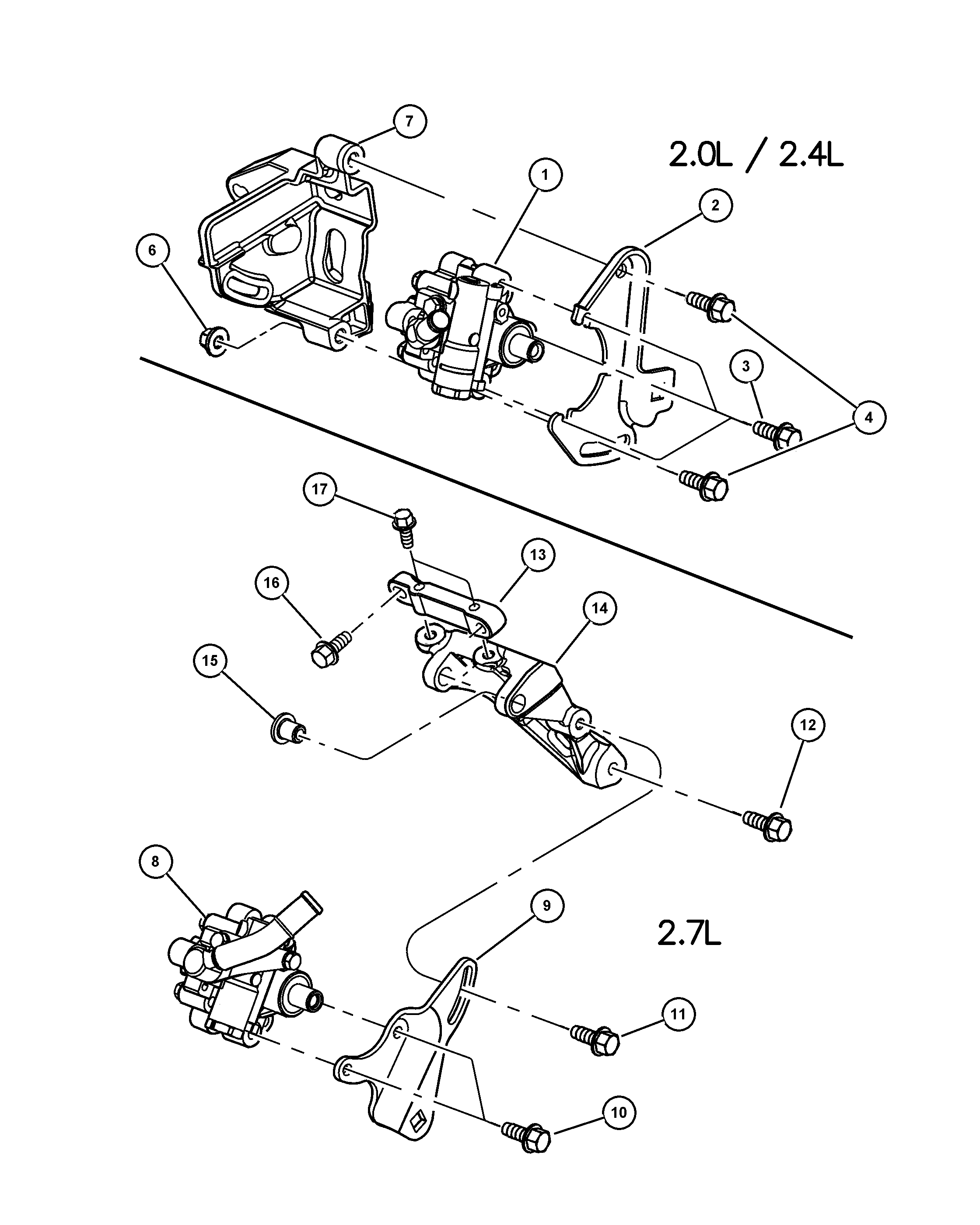 Chrysler 4764 421AB - Hidrosūknis, Stūres iekārta ps1.lv