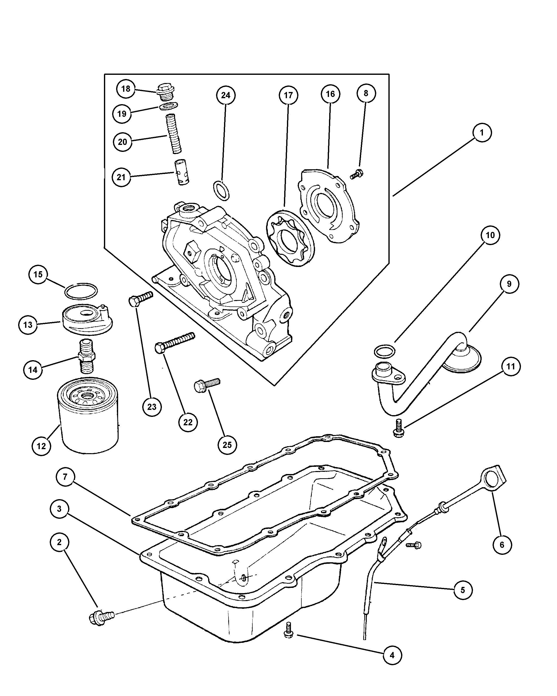 FORD 410 5409 - FILTER ENGINE OIL ps1.lv