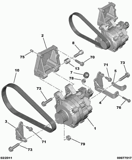 CITROËN 5750.WN - Ķīļrievu siksna ps1.lv