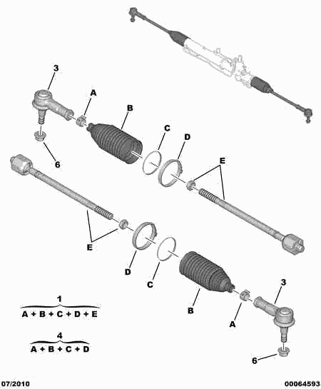 FIAT 3812 F0 - Aksiālais šarnīrs, Stūres šķērsstiepnis ps1.lv