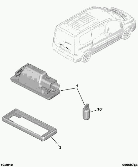 VW 6340 G9 - LICENSE PLATE LAMP ps1.lv