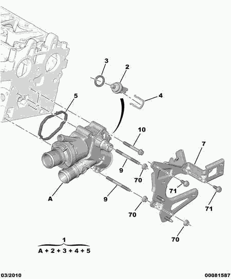 FERRARI 98 036 487 80 - Termostats, Dzesēšanas šķidrums ps1.lv