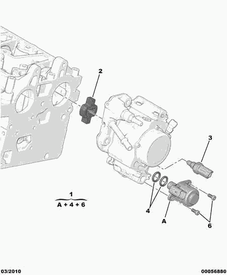 CITROËN/PEUGEOT 1933.45 - Regulēšanas vārsts, Degvielas daudzums (Common-Rail sistēma) ps1.lv