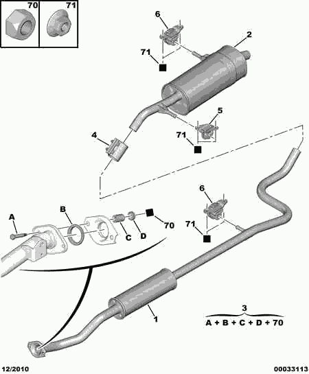 PEUGEOT 1730 46 - REPLACEMENT REAR SOUND-PROOFIN ps1.lv