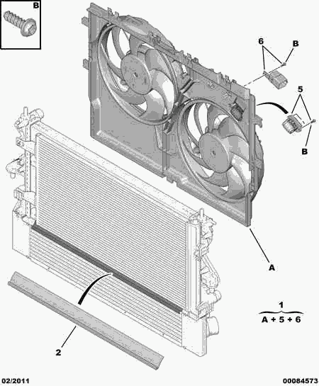 CITROËN 1250.H4 - Ventilators, Motora dzesēšanas sistēma ps1.lv