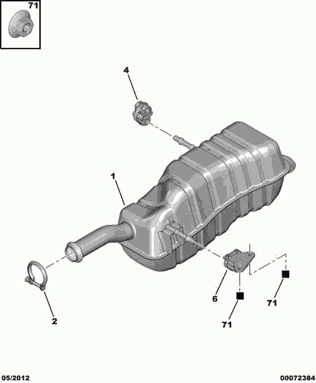 CITROËN 1755 P1 - Bukse, Stabilizators ps1.lv