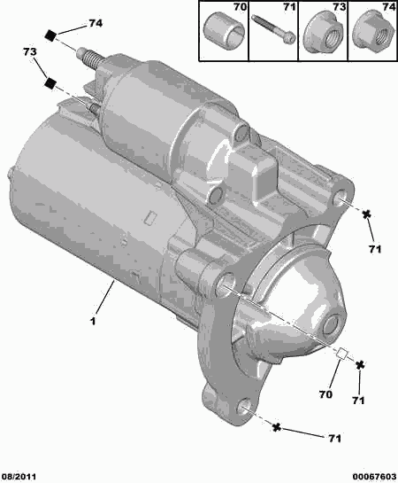 PEUGEOT 5802.V7 - Starteris ps1.lv