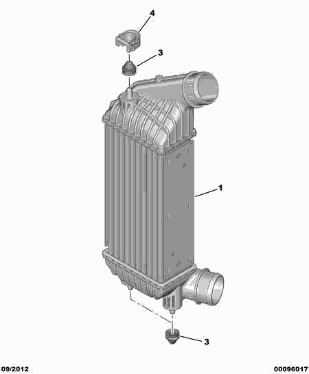 CITROËN/PEUGEOT 0384 J9 - Starpdzesētājs ps1.lv
