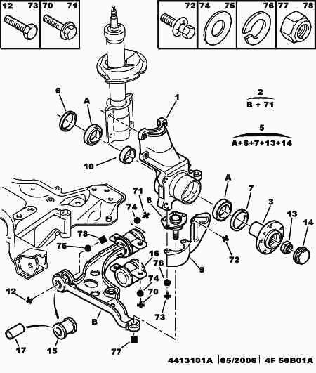 Lancia 3520 N3 - Neatkarīgās balstiekārtas svira, Riteņa piekare ps1.lv