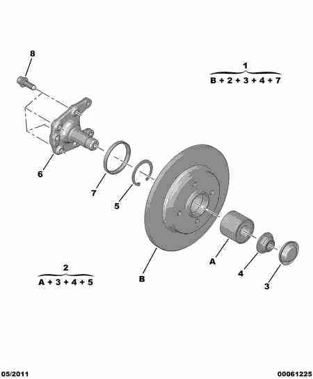 DS (CAPSA) 4249 46 - WHEEL HUB DISC ps1.lv