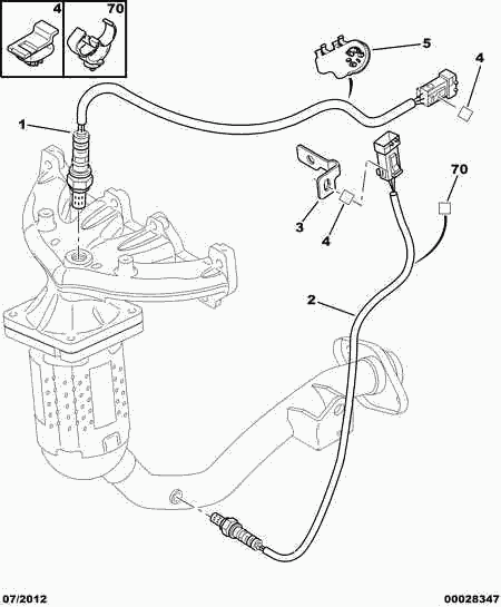 Opel 1628 HN - POLLUTION CONTROL OXYGEN PROBE ps1.lv