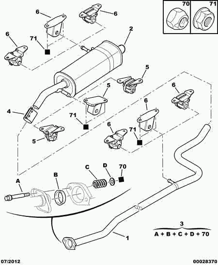 CITROËN 1755 J3 - Bukse, Stabilizators ps1.lv