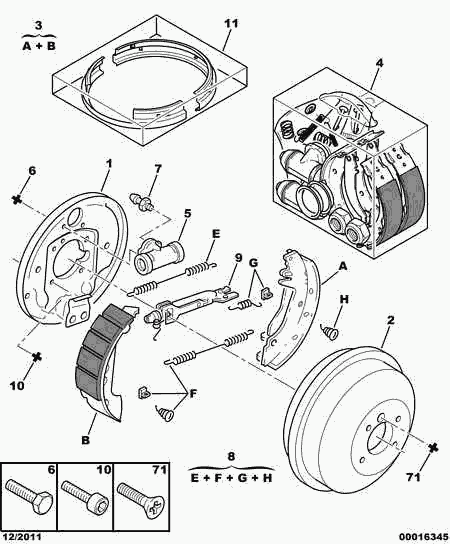 OBTEC A/S 4242 30 - FIRST MOUNTING BRAKES KIT ps1.lv