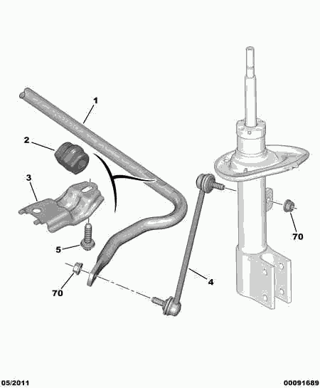 TOYOTA 5087 57 - Stiepnis / Atsaite, Stabilizators ps1.lv