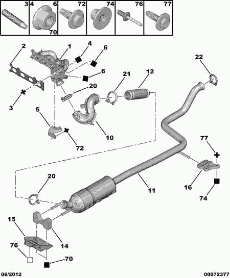 DS 1755 N2 - EXHAUST FLEXIBLE MOUNTING ps1.lv