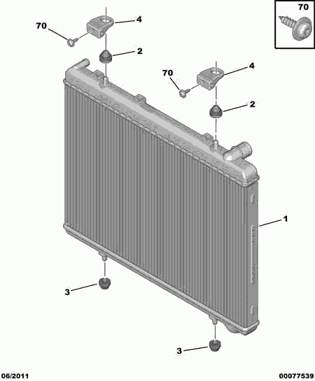 PEUGEOT 1330 W4 - Radiators, Motora dzesēšanas sistēma ps1.lv