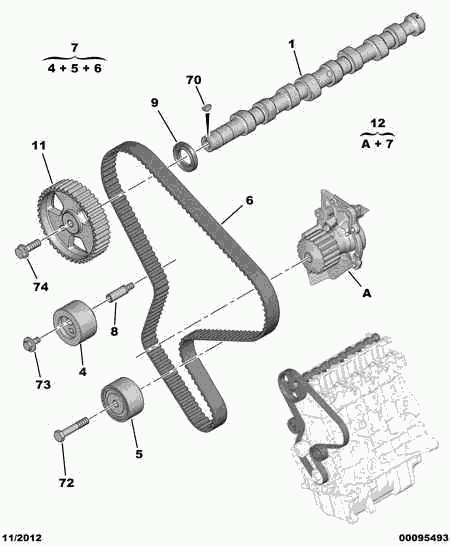 PEUGEOT 0830.63 - Parazīt / Vadrullītis, Zobsiksna ps1.lv