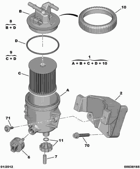 Lancia 1906 A5 - Korpuss, Degvielas filtrs ps1.lv