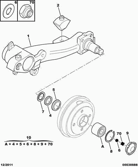 Opel 3748 39 - Riteņa rumbas gultņa komplekts ps1.lv