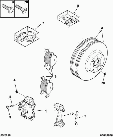 AUDI 4251-39 - BRAKE PAD KIT FRONT ps1.lv