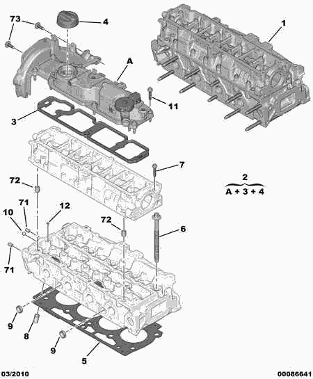 Opel 0205 57 - CYLINDER HEAD BOLT ps1.lv