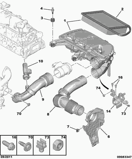 Eicher 1420 V1 - Gaisa filtrs ps1.lv