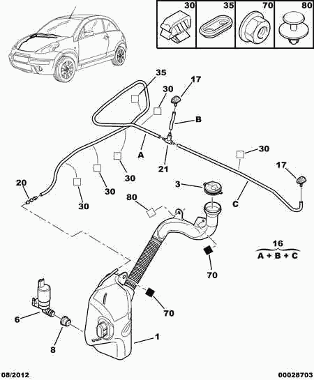 FIAT 6434 76 - Adapteris, Stikla apskalotāju sūknis ps1.lv