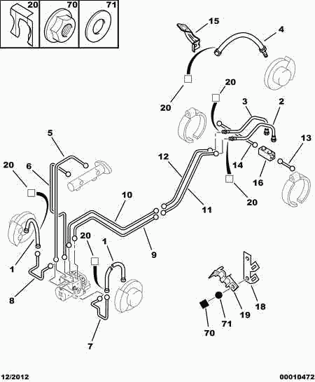 FIAT 4806 F2 - BRAKE HOSE FRONT ps1.lv