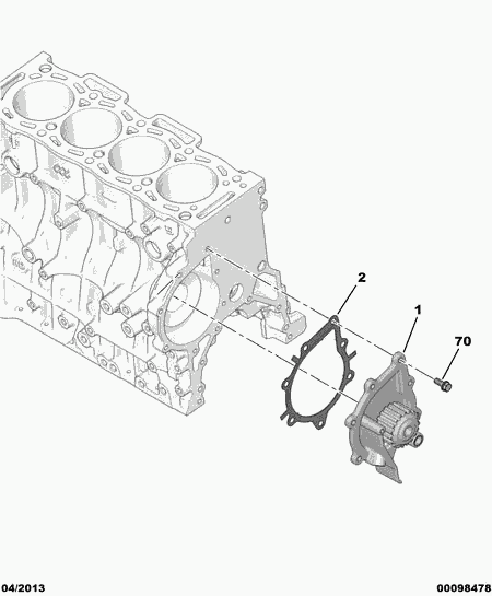 MS (Motor Service) 16 102 780 80 - Ūdenssūknis ps1.lv