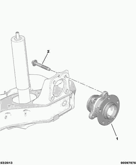 PEUGEOT 98 052 055 80 - BOLT PIN ps1.lv