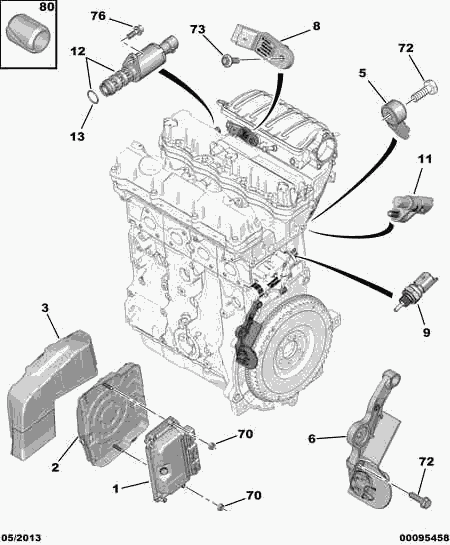 Alfarome/Fiat/Lanci 96 367 771 80 - Devējs, Dzesēšanas šķidruma temperatūra ps1.lv