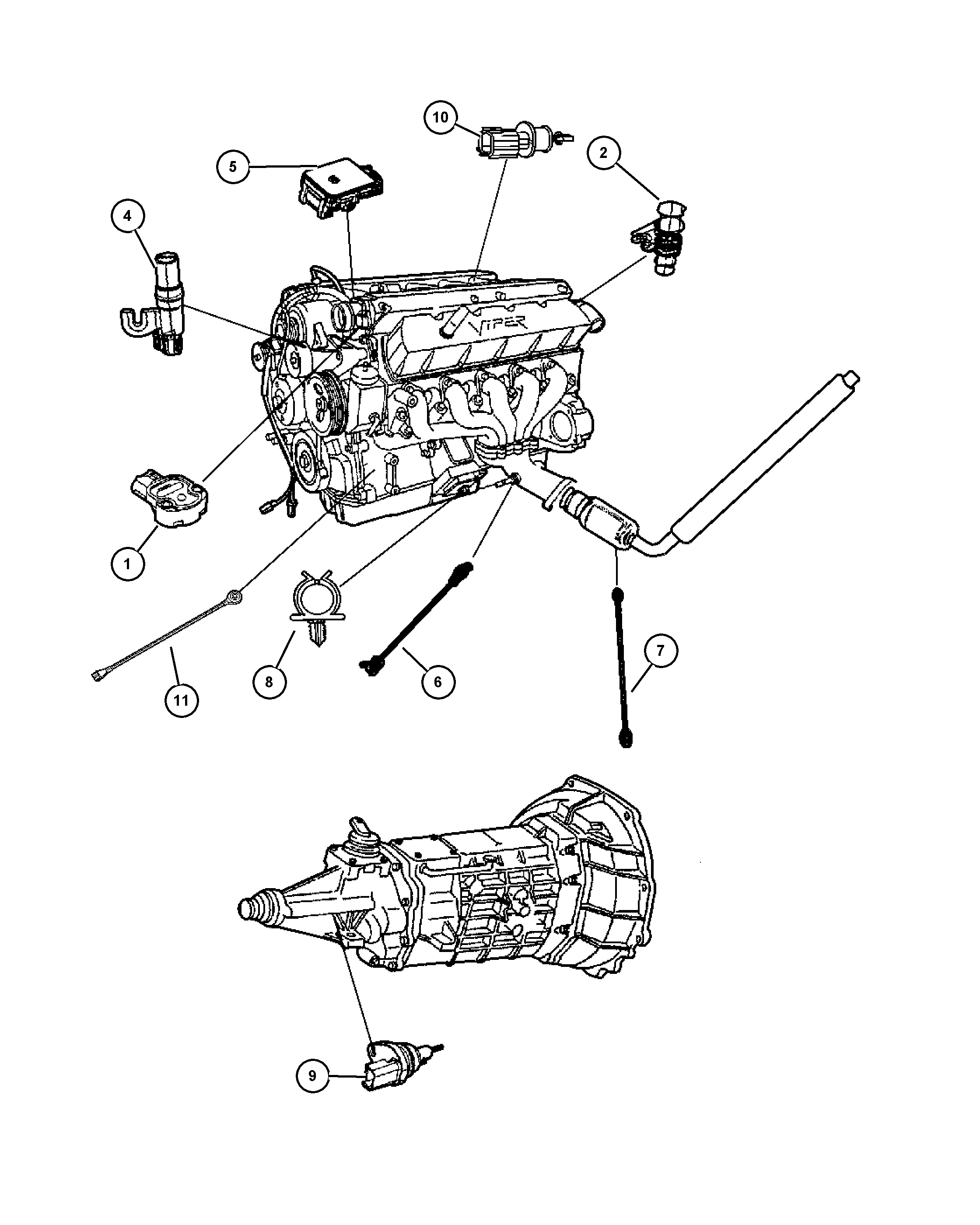 Dodge 56028 563AA - SENSOR KNOCK ps1.lv