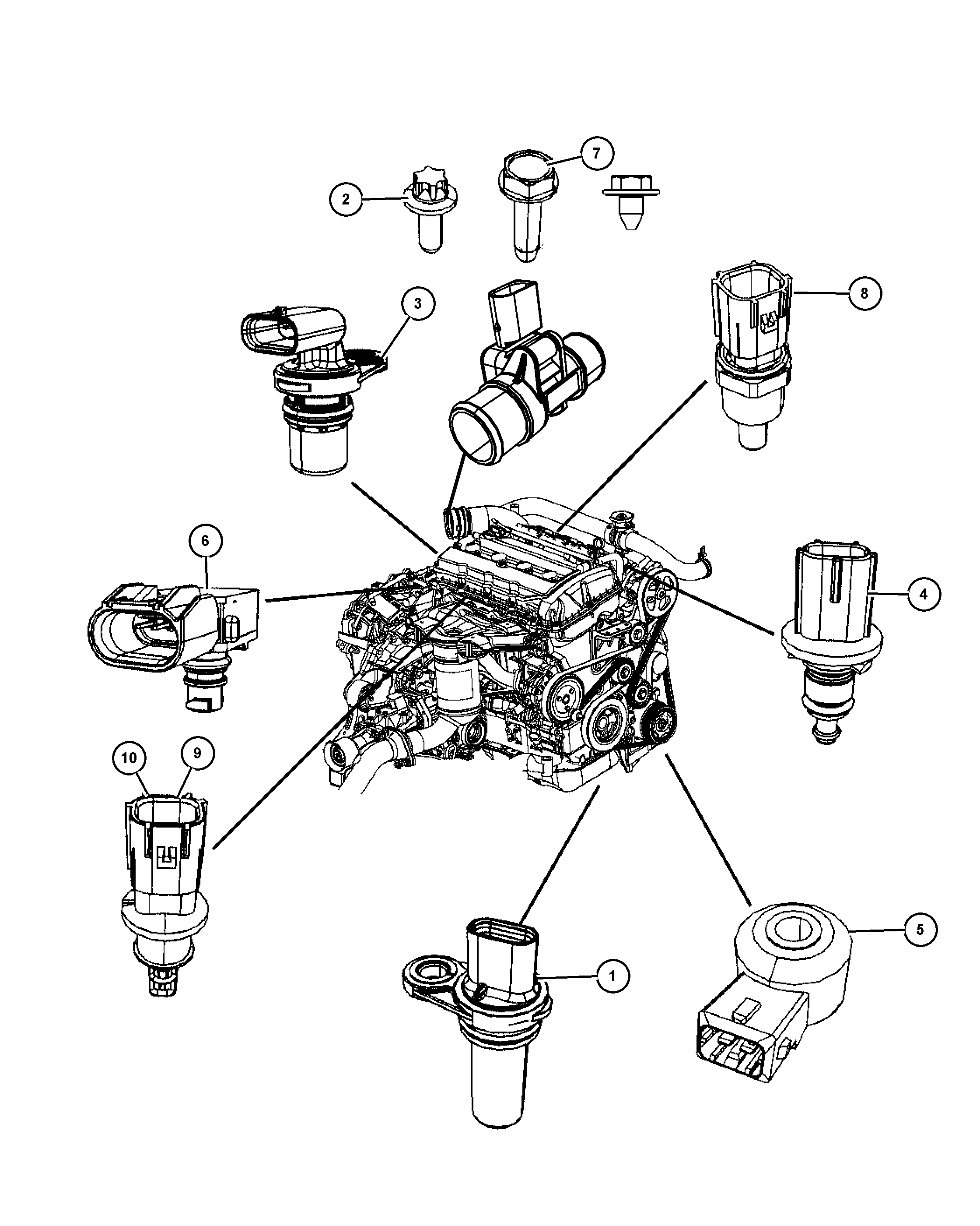 Dodge 5149 264AB - Devējs, Ieplūstošā gaisa temperatūra ps1.lv