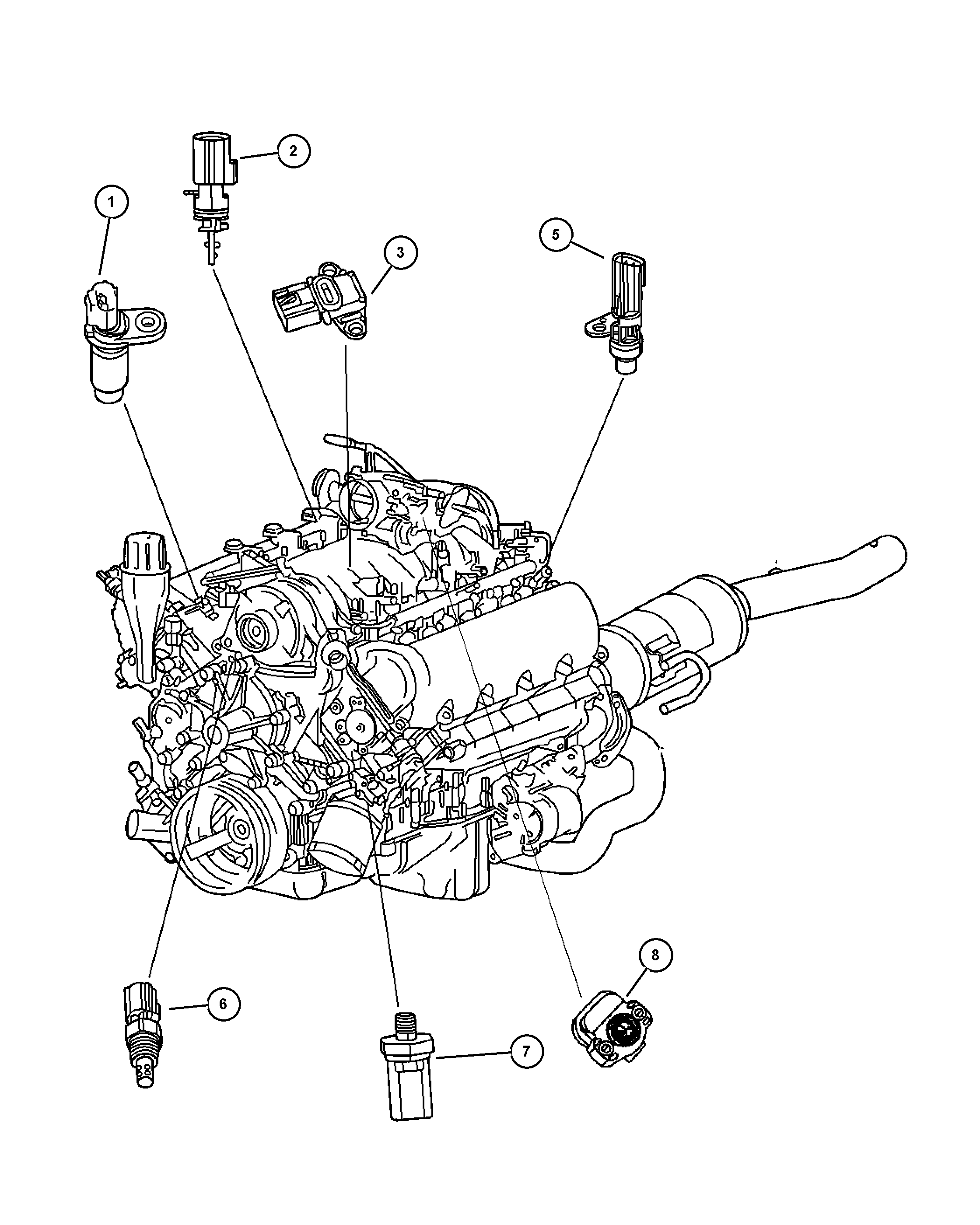 Chrysler 5602 7873 - Devējs, Dzesēšanas šķidruma temperatūra ps1.lv