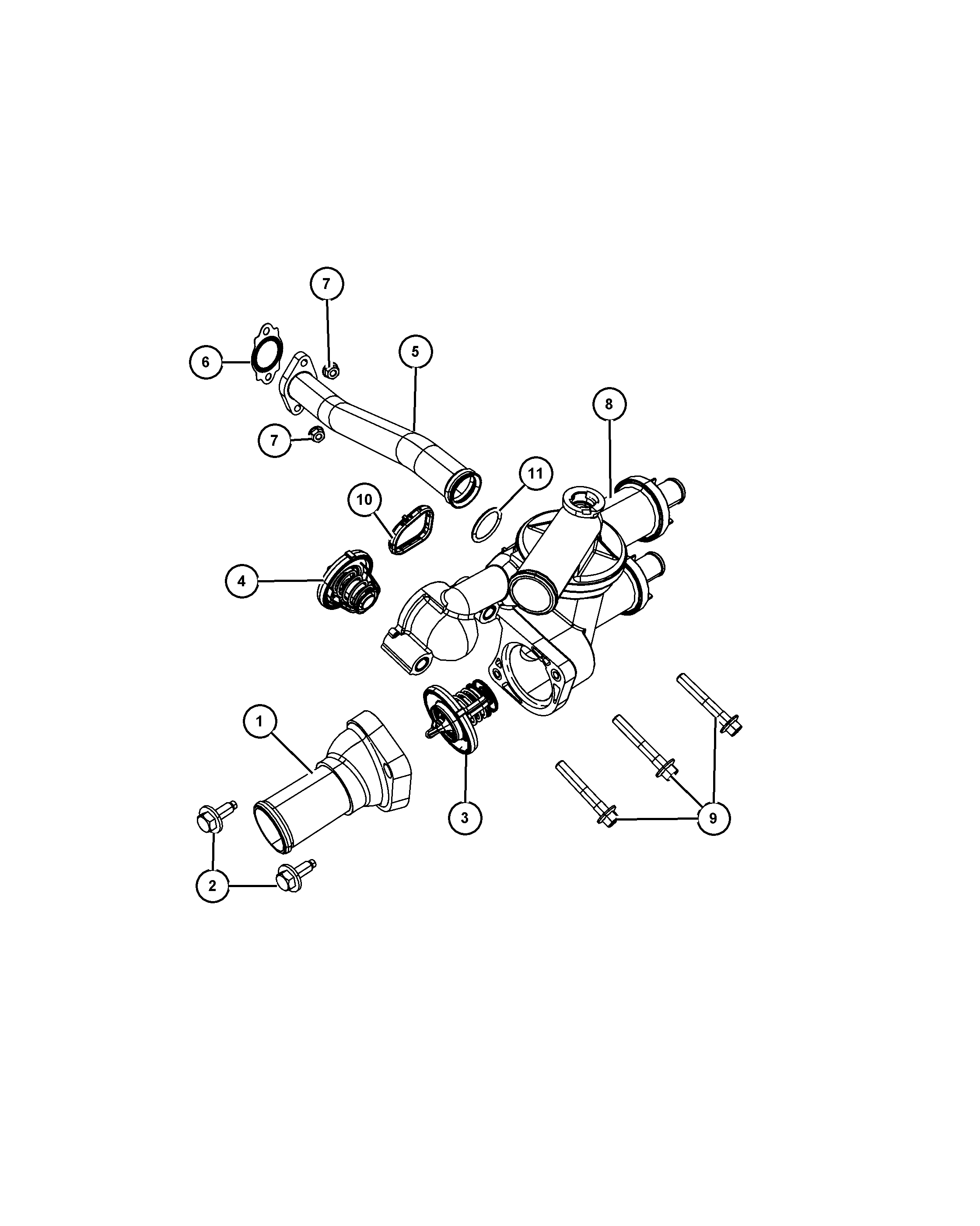 Chrysler 55111 017AD - Termostats, Dzesēšanas šķidrums ps1.lv